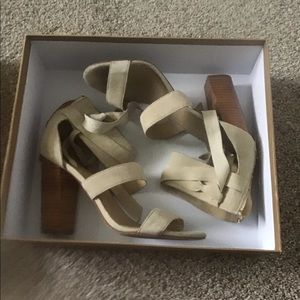 Nicole Miller Atelier Pompano Suede Open Toe